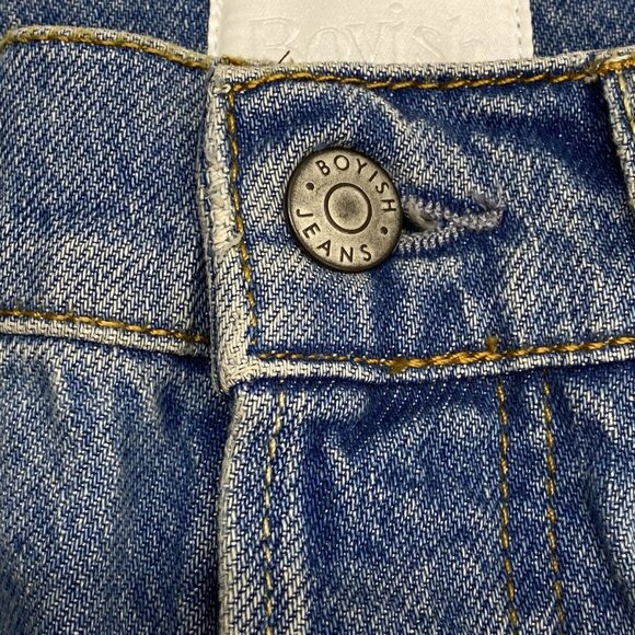 Boyish Women's The Tommy High Rise Stretch Jean Eternal Sunshine Blue Size 26 - Picture 11 of 12